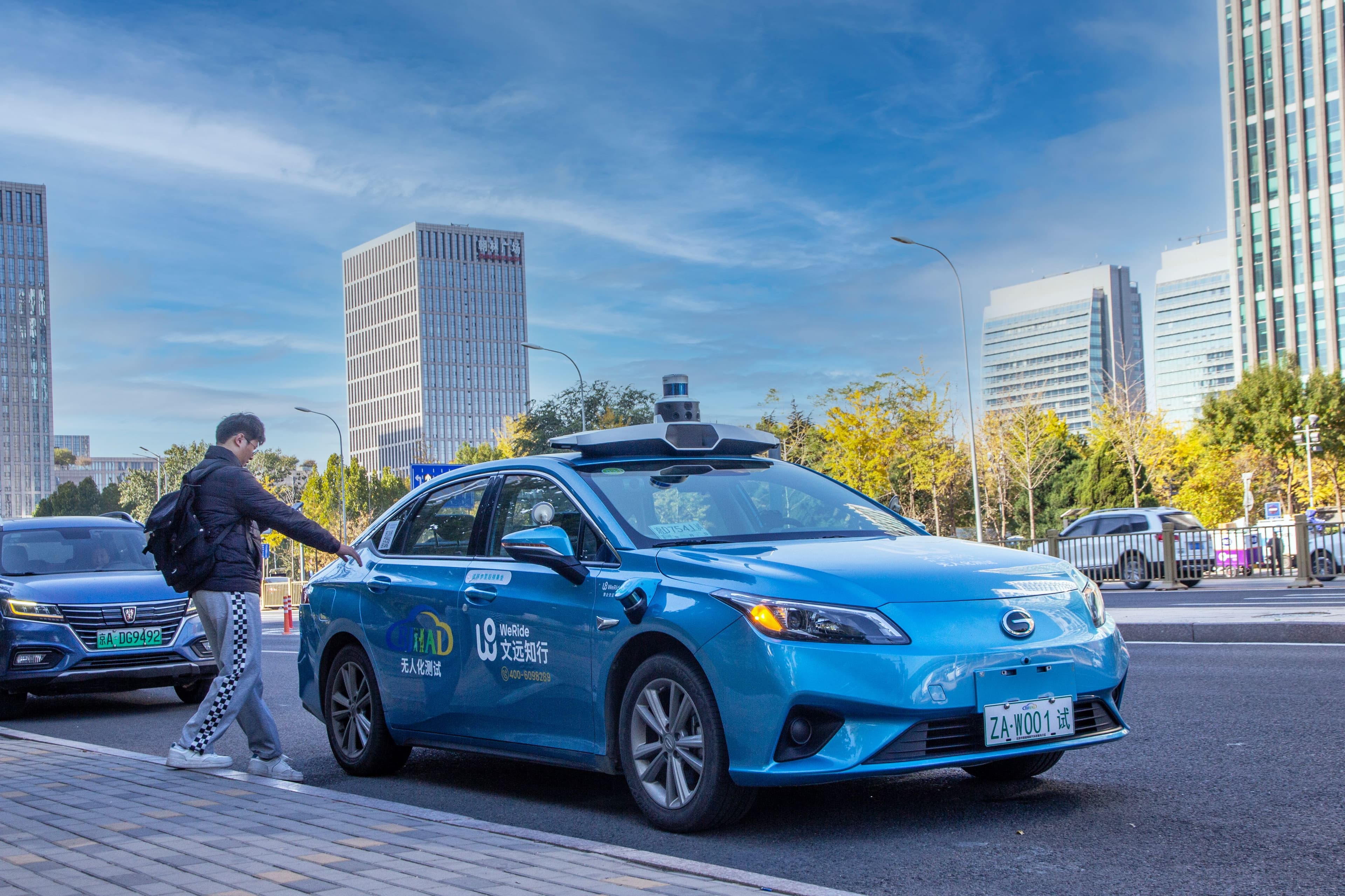 WeRide received approval to launch a paid service of fully driverless Robotaxis in Beijing